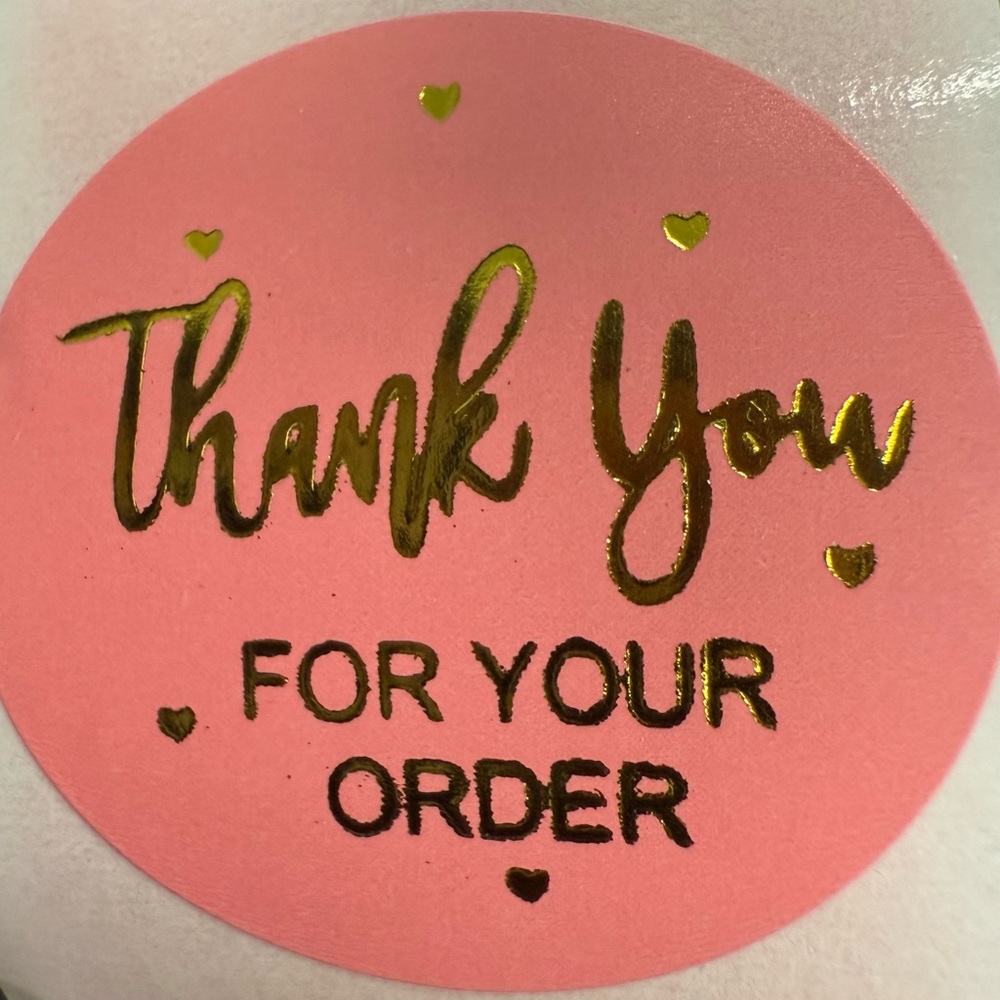Thank You Stickers, Small Business Supplies, Packing Supplies, Office Supplies